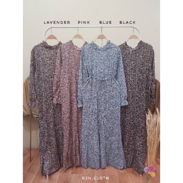 HANA GAMIS PLISKET IMPORT MOTIF FLORAL BUNGA KECIL HANA GAMIS PLISKET IMPORT MOTIF FLORAL BUNGA KECIL