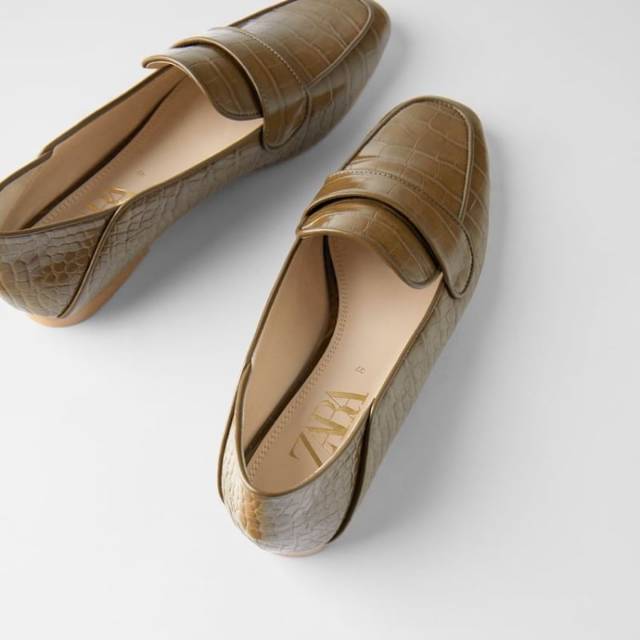 ZARA CROCO SHOES