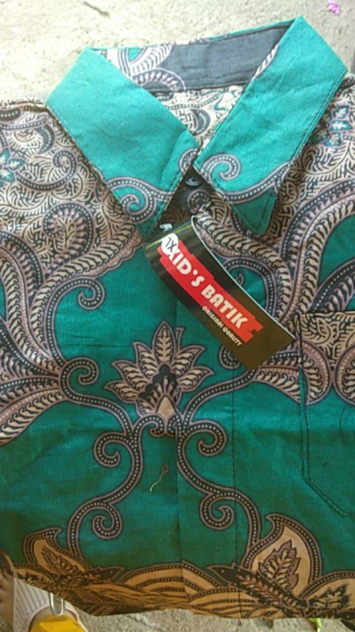 Kemeja Batik Anak Lengan Panjang Usia 1-10th Termurah Dan Berkualitas Tinggi (realpict) Dengan Poto