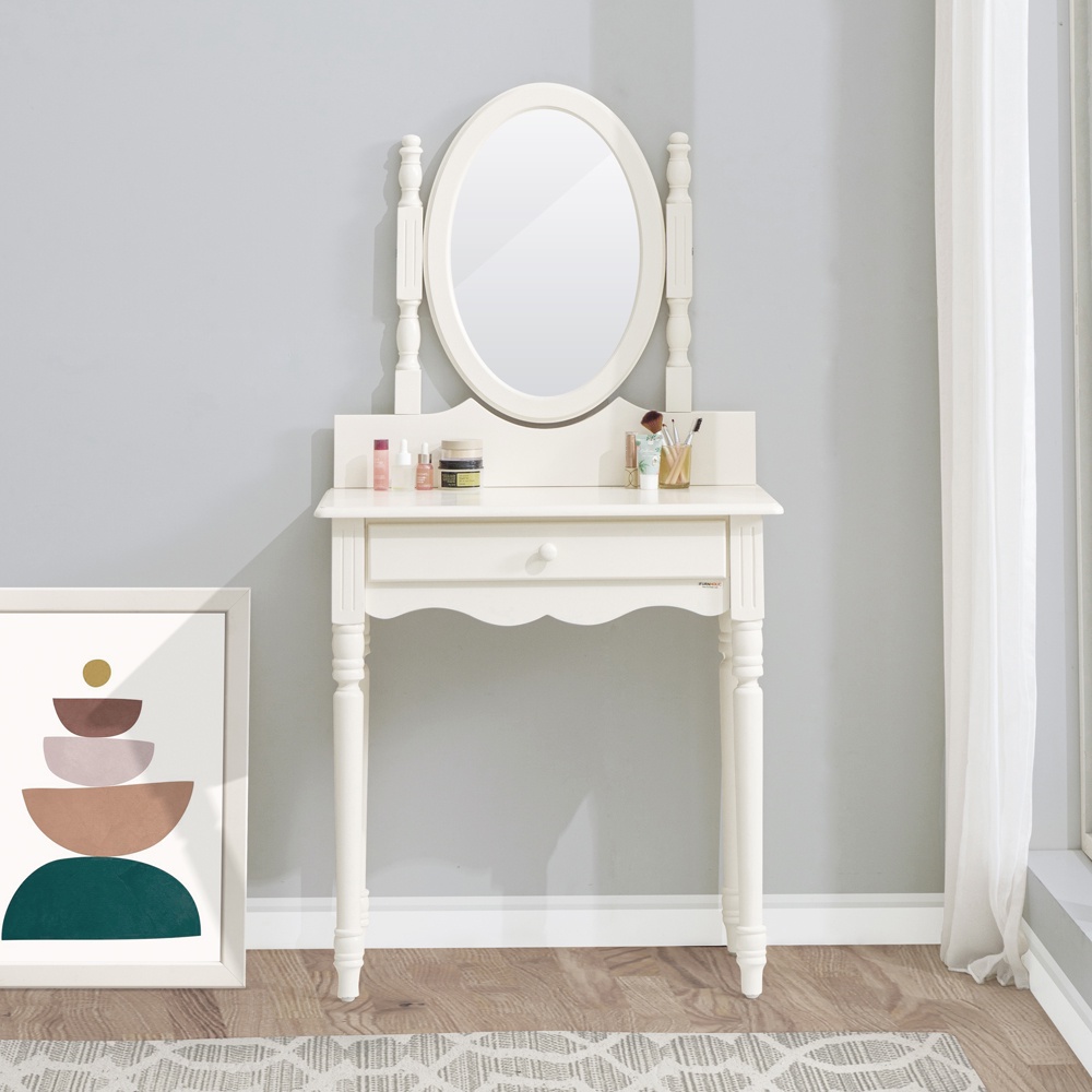 IFURNHOLIC lucia Vanity Set | Meja Rias Minimalis | Meja Make Up | Meja Console | Vaniti Table | Dre