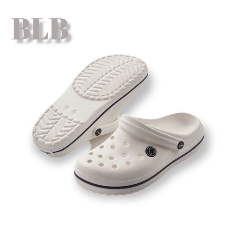 SANDAL SLIP ON BAIM POLOS LUOFU SANDAL SELOP UNISEK LUOFU TALI BELAKANG TRENDY SANDAL CEWEK COWOK EMPUK