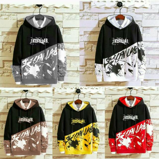 Sweater Pria Hodie Skcfnlab Hodie Fleece