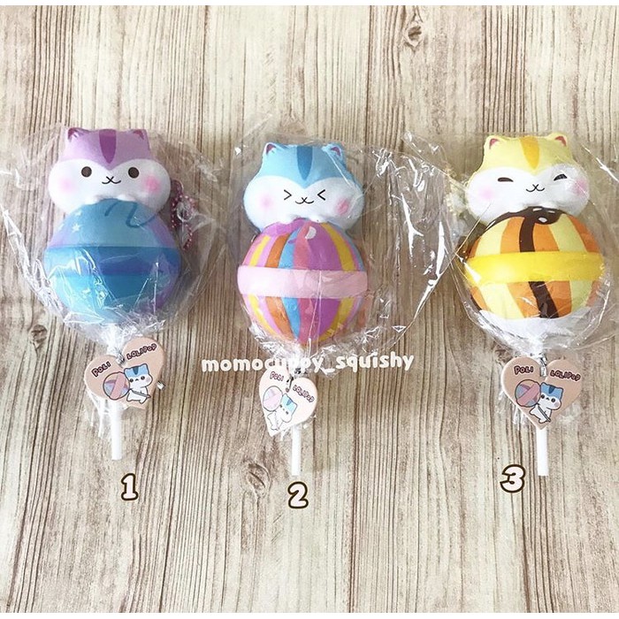 PROMO SQUISHY LICENSED poli lolypop by popular boxes (ORIGINAL ASLI )