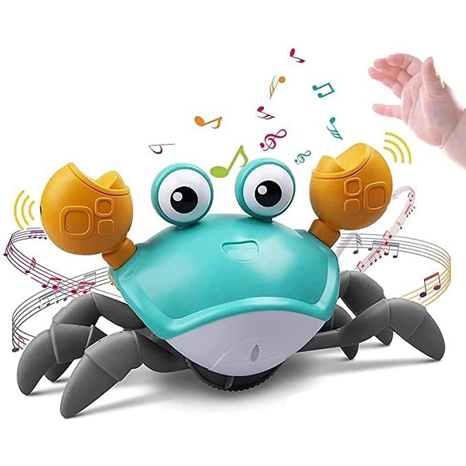 Mainan SImulasi Anak Boneka Kepiting Berjalan - Walking Toy Crab