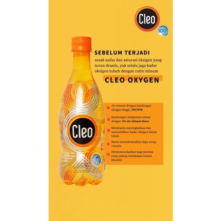 Cleo Oxygenated Water
