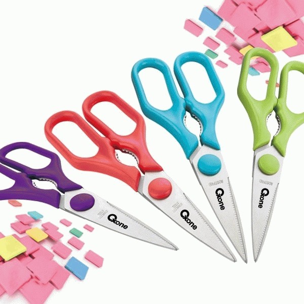 Gunting Dapur OX921 Oxone Gunting Tajam Bagus Murah Kuat Premium Merah Biru Hijau Ungu Ox 921 scissors