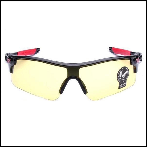 Oulaidu Kacamata Sepeda Lensa Mercury 009183 Black/Yellow Grab Medan