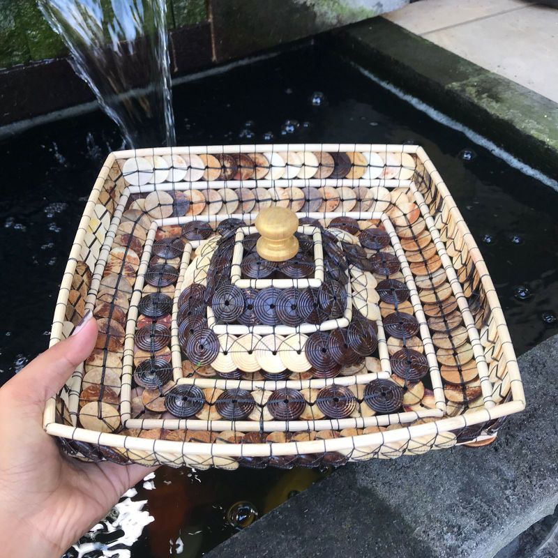 bokor bali kotak batok kelapa