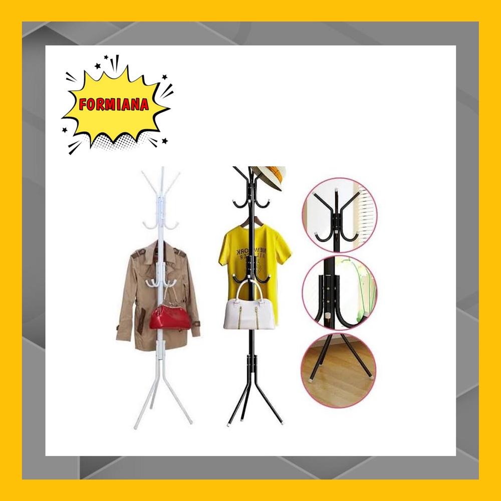 FM - Stand hanger tiang gantungan multifungsi / rak topi - Random colour