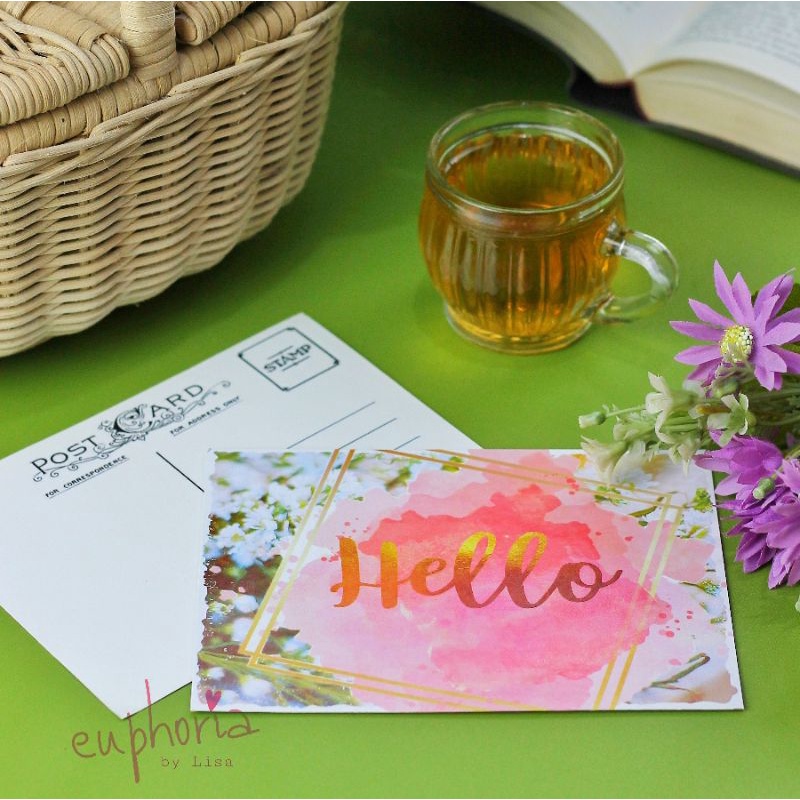 

Postcard (kartu pos / kartu ucapan Hello