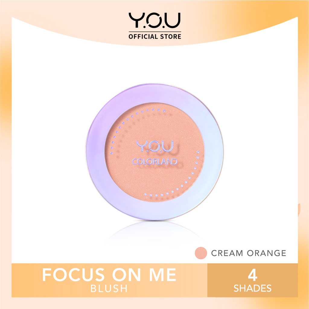 [YOU] Colorland Focus On Me Blush - Cream Orange (FREE GIFT)