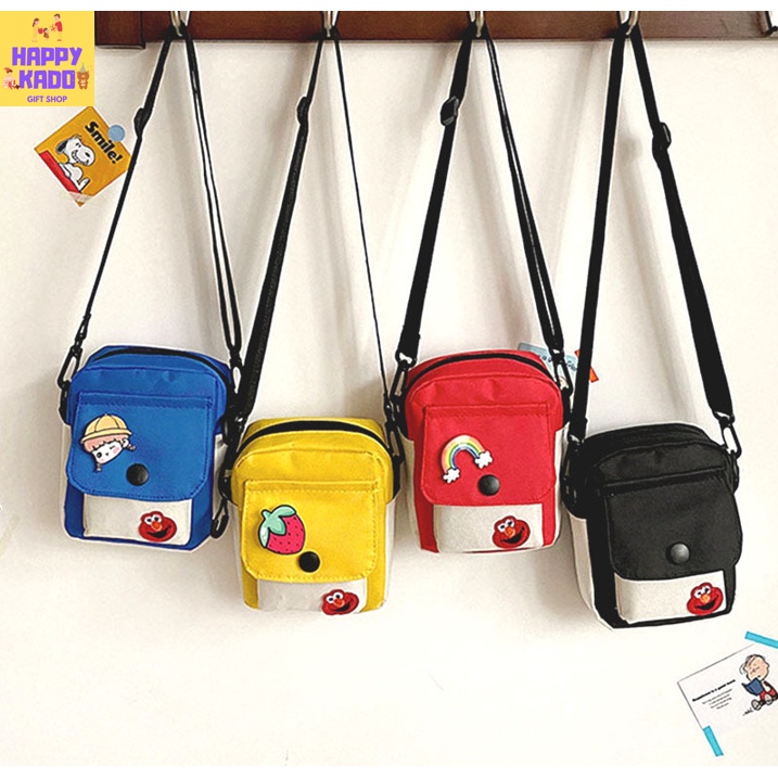 Tas Elmo Mini Anak-anak/Remaja Cantik Mungil Kado Hadiah Ulang Tahun / Natal / Tahun Baru