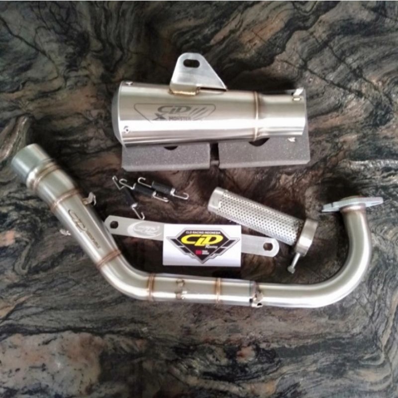 Knalpot CLD Racing Mio J X-ride Mio 125 type Monster X Series