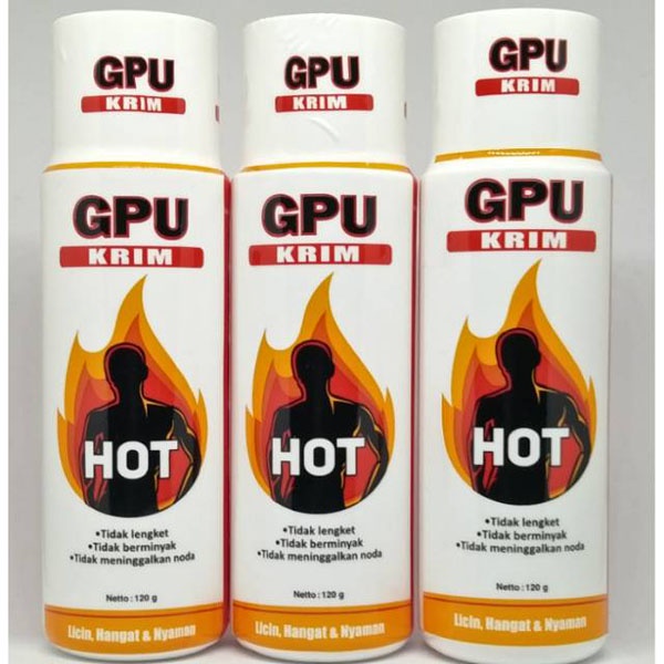 [120GR] Gpu Krim Hot 120gr | Krim Pegal Linu &amp; Sendi | Krim Urut &amp; Pijat_Cerianti