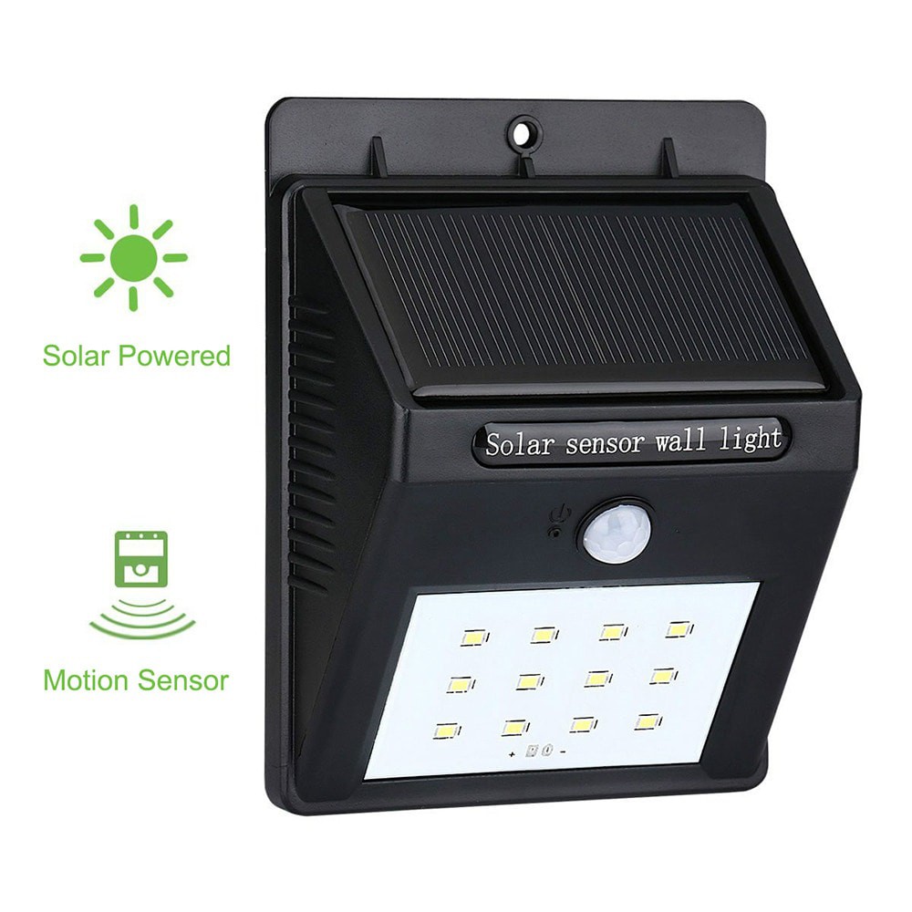 Lampu Solar Powered LED Wall Light / Lampu Sensor Matahari  20 LED Wall Light / Lampu Tenaga Surya