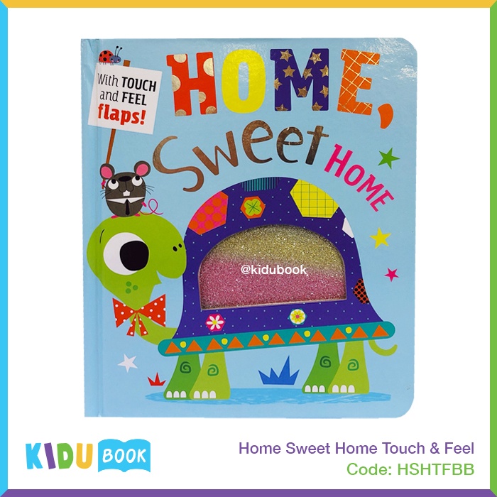 Buku Cerita Bayi dan Anak Home Sweet Home Touch &amp; Feel Kidu Toys