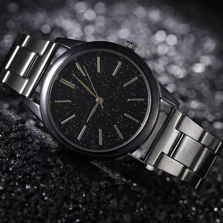 Jam Tangan Pria Analog Rantai Casual - Jam Tangan Pria Stainless Steel Aksesoris Fashion Impor [BKN.