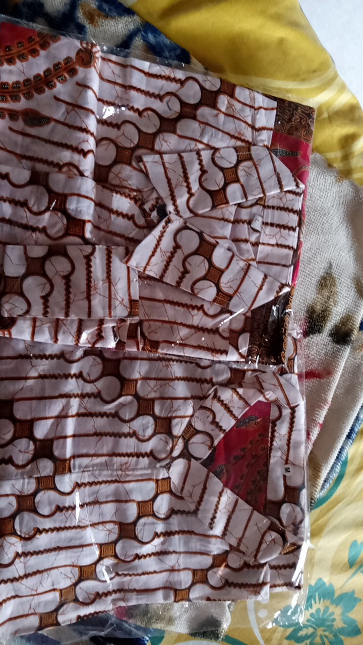 Batik Couple Keluarga Sania Ruffle Ori Ndoro Jowi Dnt Seno Merah