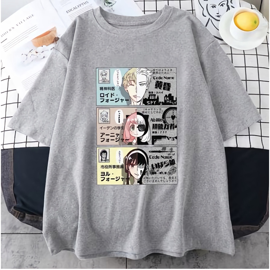 Tshirt Anya Loid Yor Identity Anime Manga SPY x Family Premium Unisex