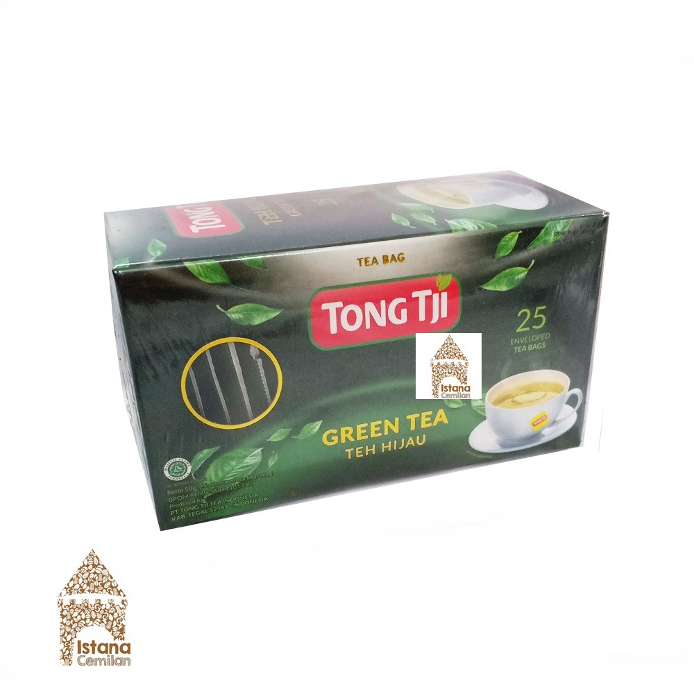 Tong Tji Green Tea Teh Celup (isi 25 pcs dengan Amplop )