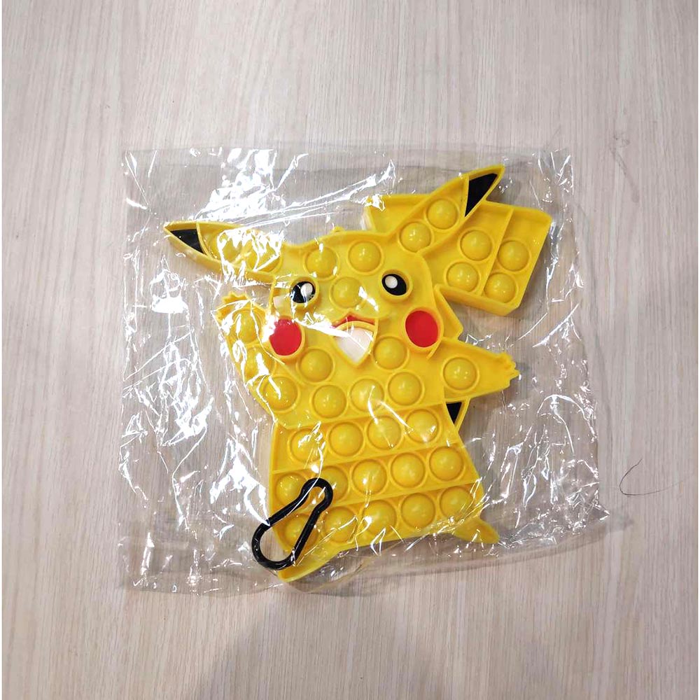 Mainan Pokemon Push Pop It Fidget Toys Stress Lega Gelembung Pikachu