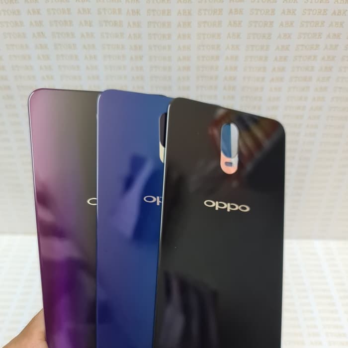 Backdoor Backcover Tutup Belakang Back Casing Kesing OPPO R17 Original - Radiant Mist