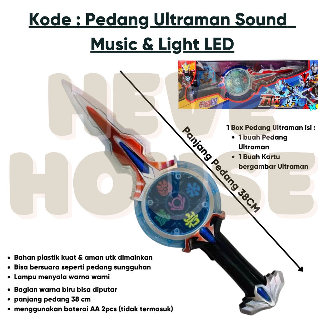 Mainan Anak Pedang Ultraman ORB DX Orbcalibur Sword