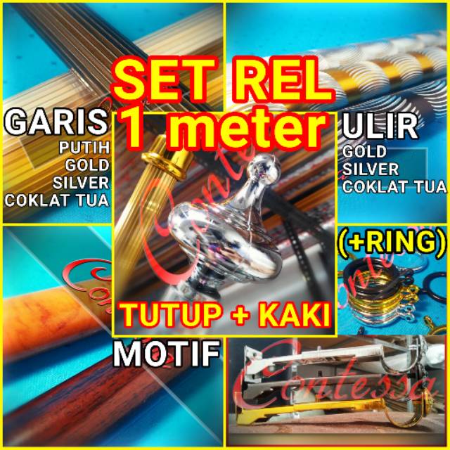 REL GORDEN  BULAT 1  METER  REL ROLLET REL BULAT REL 