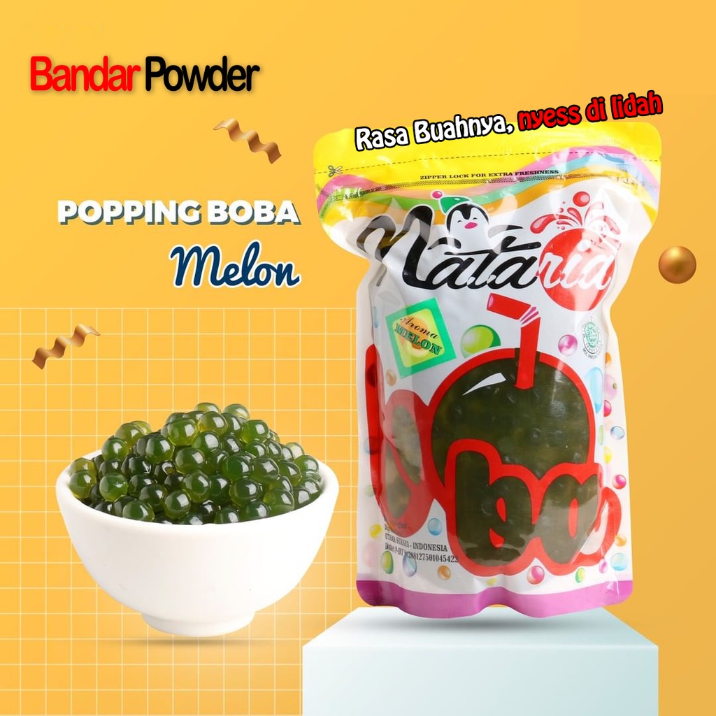 

Popping Boba Melon 500gram - Poping Jelly Nataria - Bandar Powder
