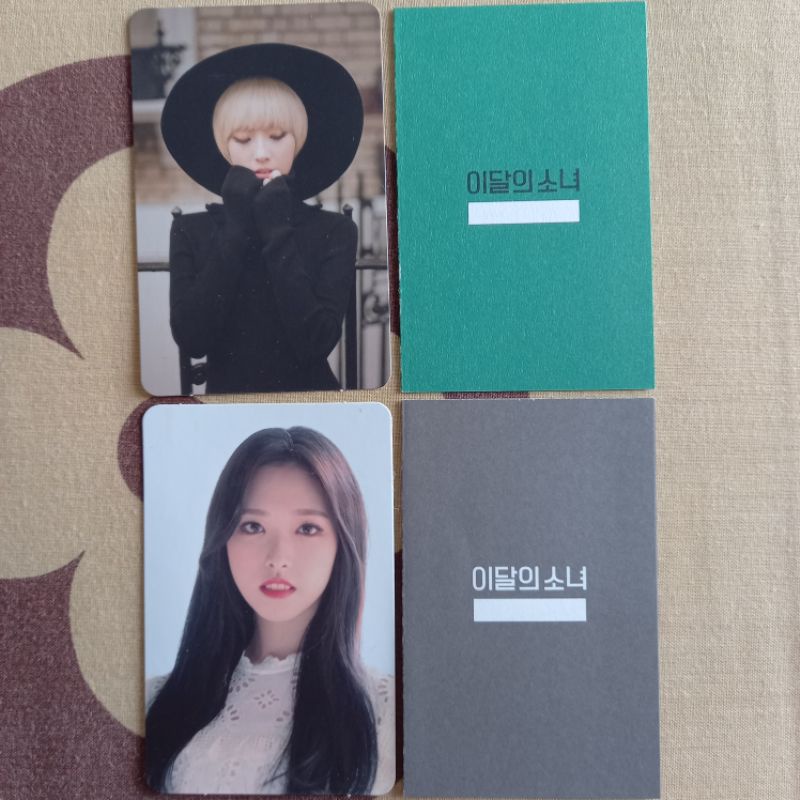 LOONA solo album pc first press fp + attendance card (haseul, olivia hye hyeju)