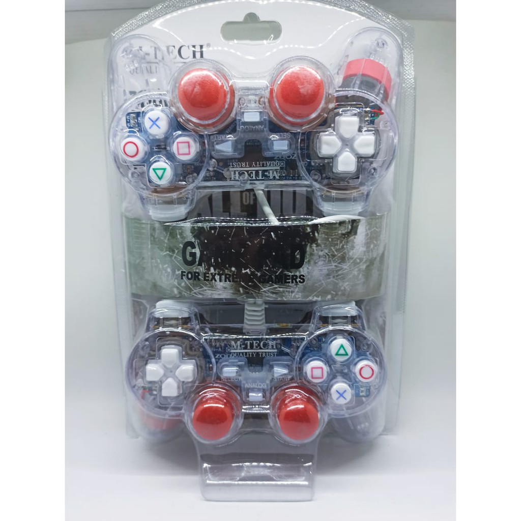 Stick Gamepad Doble Controller USB PC Joystick - Stik komputer - Leptop PC kabel