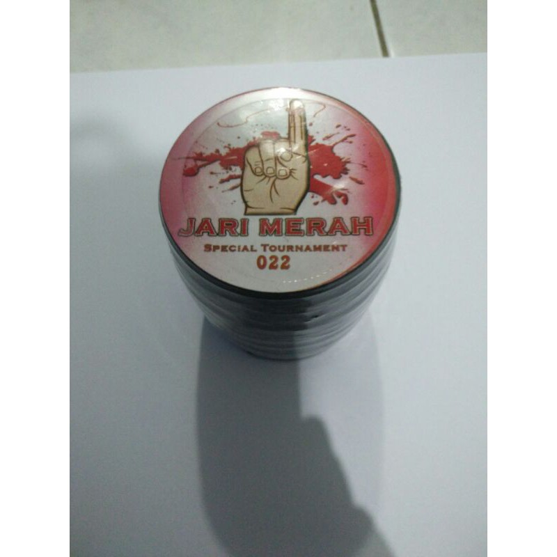 Benang gelasan jari merah matot/gelasan aduan super tajam