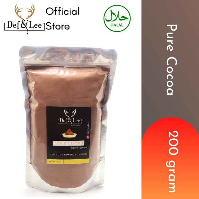 

Big Sale Pure Cocoa Chocolate Powder (Bubuk Coklat Murni) pack 200 gram Big Sale