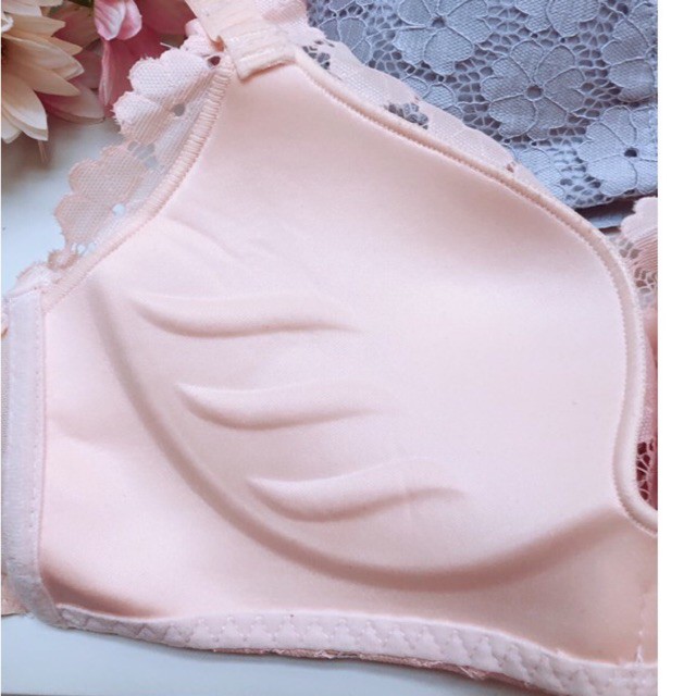 Bra Fashion (K-F23) size 32-38 / Pakaian dalam wanita tanpa kawat dan busa push up full lace premium