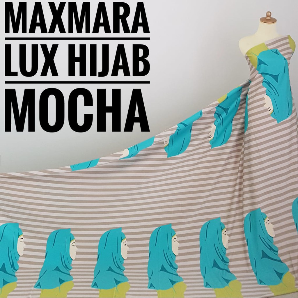 Kain Meteran Maxmara Lux Hijab Mocha (0.5M)