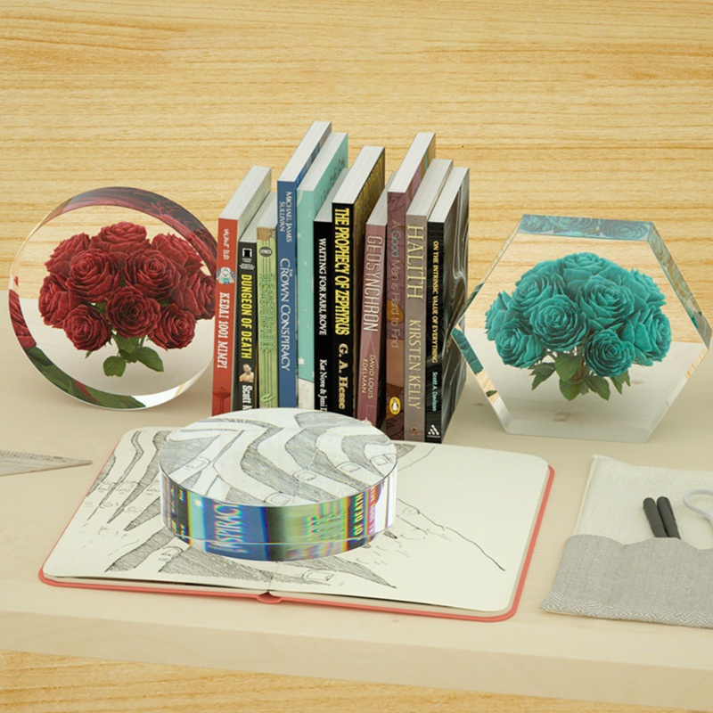 Siy Cetakan Resin DIY Bentuk Bookend Bahan Silikon Untuk Kerajinan Tangan