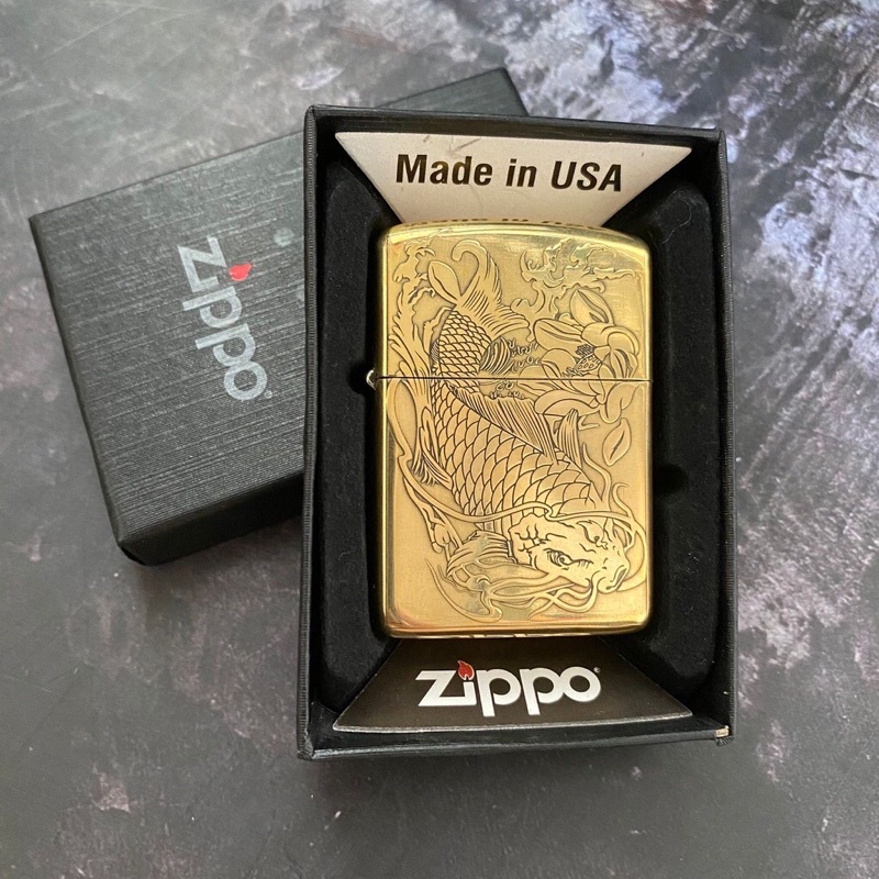 COD- Korek Api Zippo Koi Gold / Korek Api Unik / Korek Api Premium Rolisstore