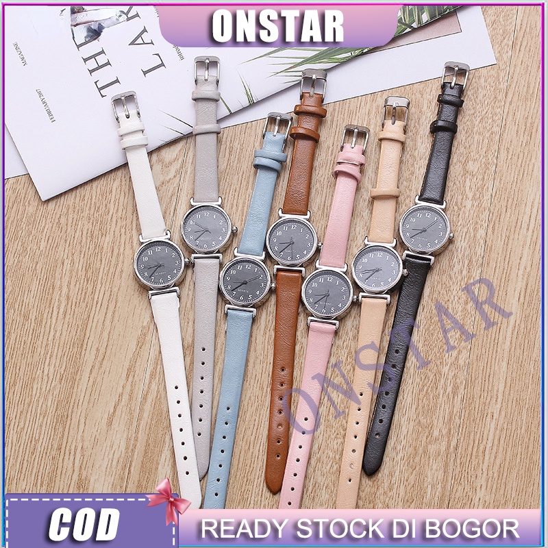 Jam Tangan Wanita Harajuku Korean Simple Fashion Jelly Men And Women Watch Jam Tangan Kuarsa ❤COD❤