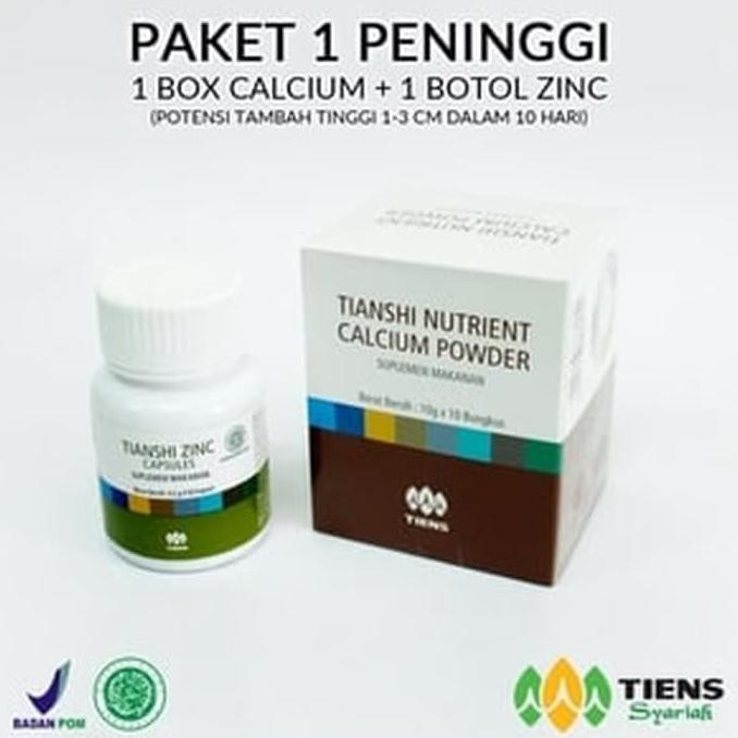 

HOT SALE !! Produk Kalsium NHCP & Zinc, Susu Peninggi Badan Zinc Tiens