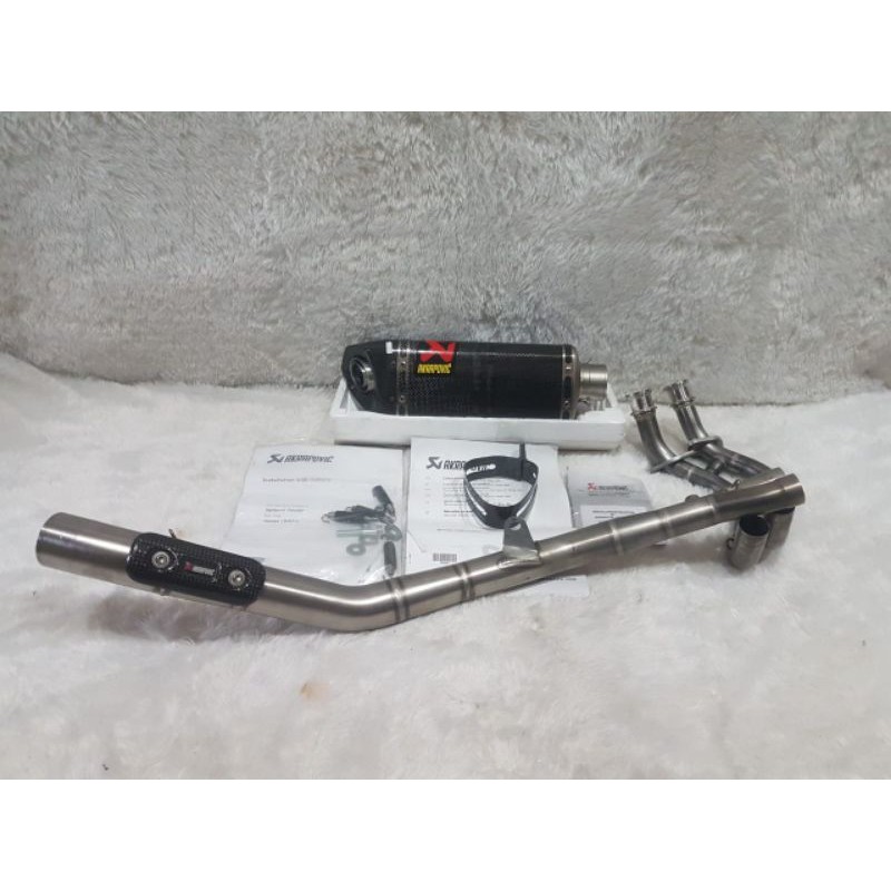 knalpot akrapovic slovenia full sistem CBR 250RR  header akrapovic slovenia