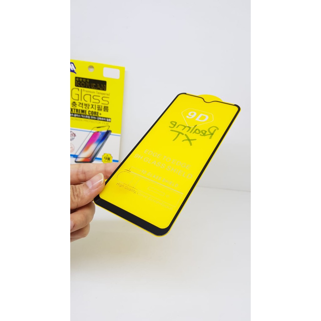 KOREAN Tempered Glass FULL LEM Realme XT Dual Camera Realme XT 6.4 inchi FULL SCREEN