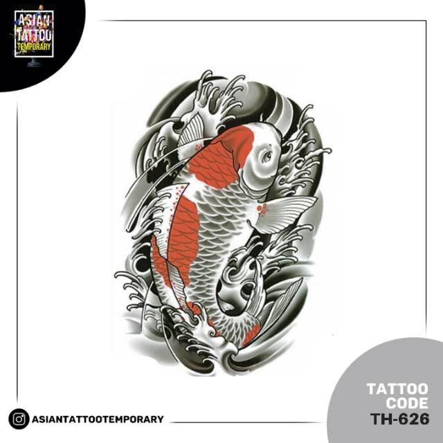 TATTO TEMPORARY / TATO TEMPORER /TATTO TEMPORER/TATO KULIT/ TATO ANTI AIR/TATTO BISA HILANG IKAN