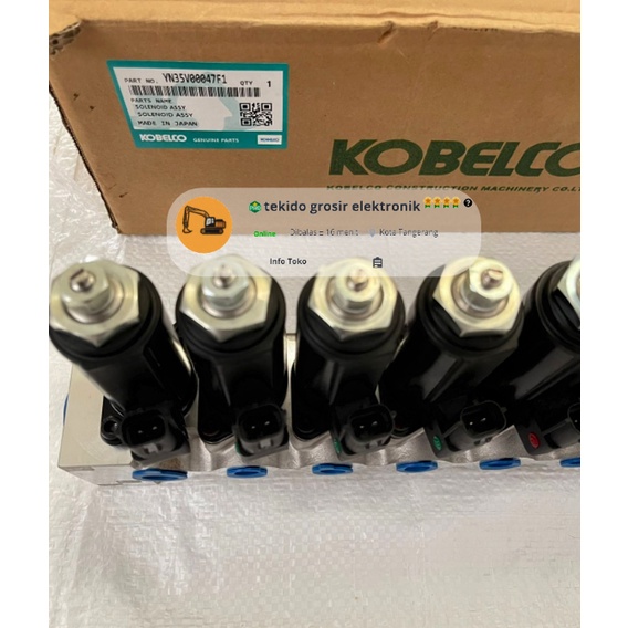 SOLENOID ASSY KOBELCO SK200-8 YN35V00047F1