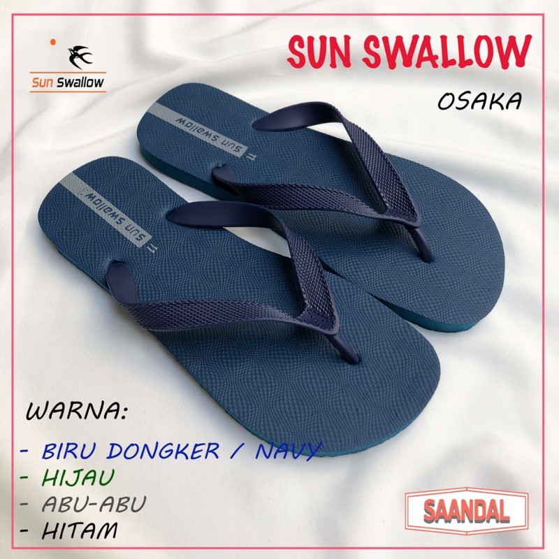 Sandal Jepit Pria Sun Swallow Osaka Original Ukuran Besar (Bisa Eceran)