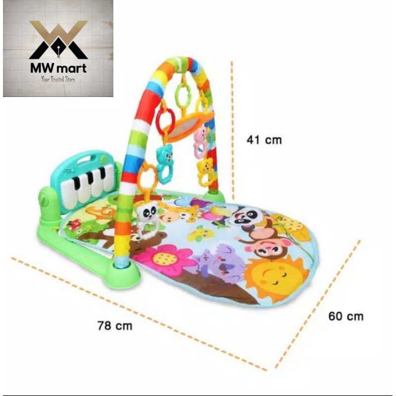 Mainan bayi Piano fitness Rack