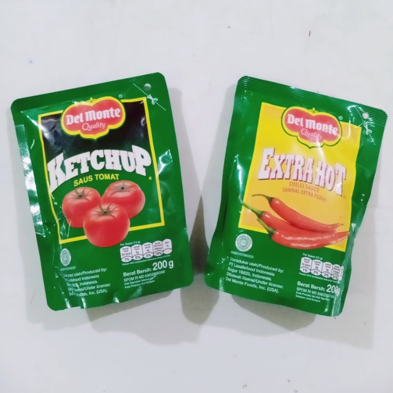 

Delmonte Saus Tomat / Saus Cabe Pouch | 200gr