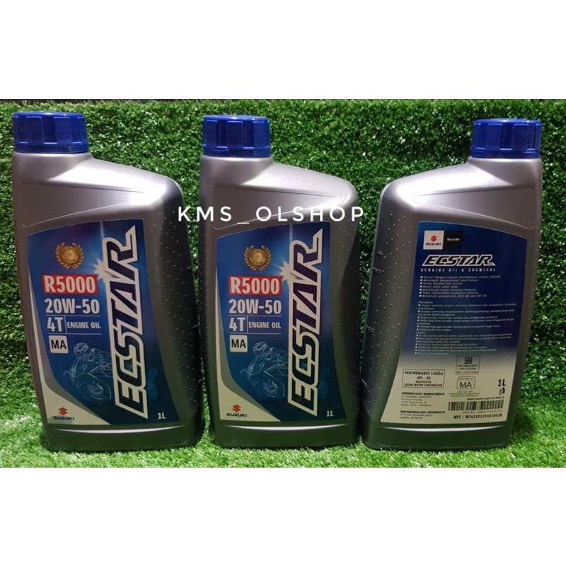 Oli Suzuki SGO ECSTAR 4T R5000 20W-50 1 Liter Pelumas Mesin Motor 1000 ml 100% Original