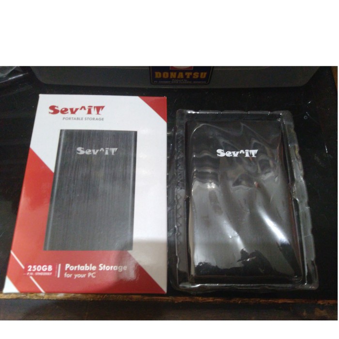 Hardisk 250gb Sevit Hdd eksternal 250gb Sev'it Hdd portable
