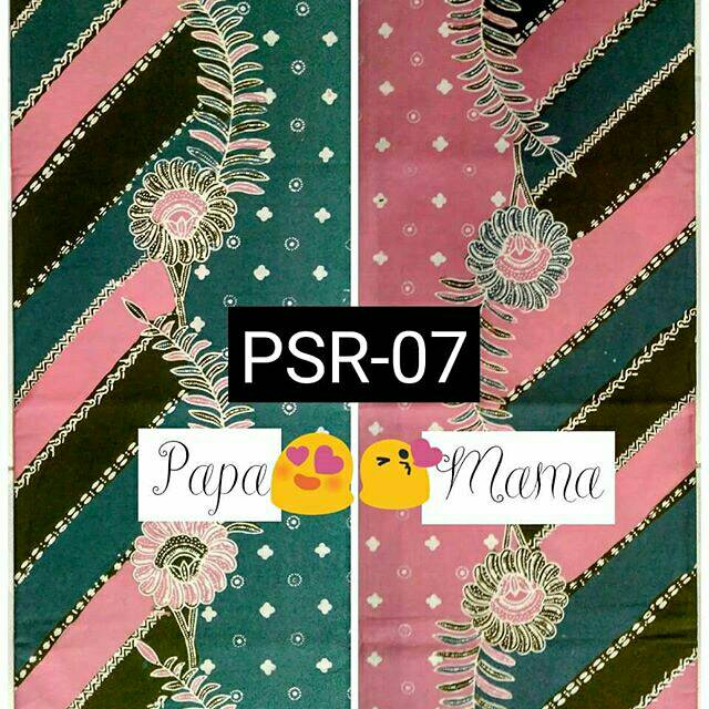 SET KAIN BATIK CAP SARIMBIT/COUPLE ASLI LILIN/MALAM