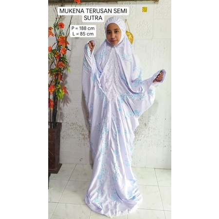 MUKENA TERUSAN SEMI SUTRA